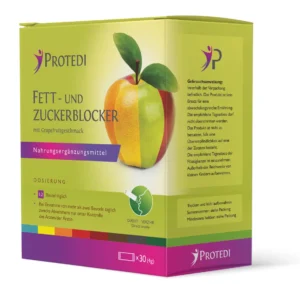 Effektiver Fett- & Zucker-Blocker von Protedi – ideal bei Heißhunger, Diät & Keto. Unterstützt Gewichtsreduktion & Blutzuckerkontrolle.