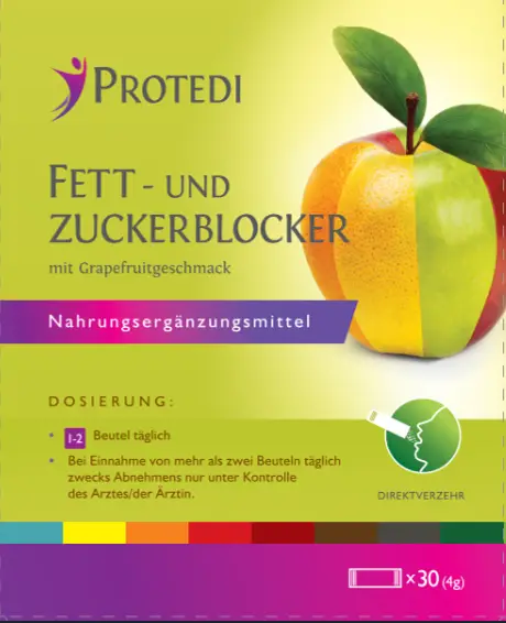 Effektiver Fett- & Zucker-Blocker von Protedi – ideal bei Heißhunger, Diät & Keto. Unterstützt Gewichtsreduktion & Blutzuckerkontrolle.