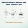 Fett- und Zucker-Blocker – einfache Einnahme ohne Wasser Ketoglyc Fett- und Zucker-Blocker – Einnahme direkt während oder nach der Mahlzeit