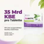 Tribiotic mit 35 Mrd KBE pro Tablette und drei ausgewählten Bacillus-Stämmen