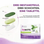 Tribiotic Dreischichttablette mit FOS, Calciumbutyrat und Bakterienkulturen