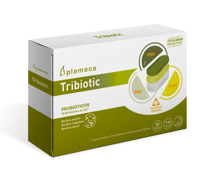 Tribiotic - zur Unterstützung der Darmflora, Verdauung und Immunabwehr. Ideal bei Reizdarm, Blähungen & Antibiotika